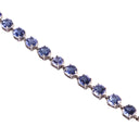 Elegant Round Cut Tanzanite Bracelet