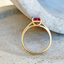 Yellow Gold Ruby Ring