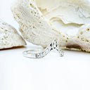 Exotic Nine Diamond White Gold Crown Ring