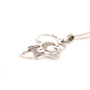For the Love of Giraffes White Gold Pendant