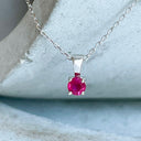 Gold Ruby pendant