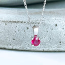 Gold Ruby pendant