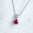 Gold Ruby pendant