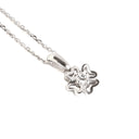 Four Hearts White Diamond White Gold Pendant