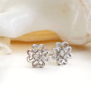 White Diamond White Gold Earrings
