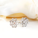 White Diamond White Gold Earrings