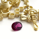 Loose Grape Garnet Gemstone