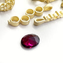 Loose Grape Garnet Gemstone