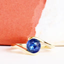 Sapphire and Yellow Gold Ring