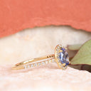 Sapphire and Diamond Yellow Gold Ring