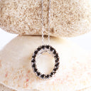 Black Diamond White gold pendant