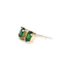 Greener Than Green Oval Tsavorite Yellow Gold Studs
