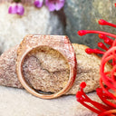 Rose Gold Table Mountain Ring