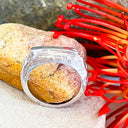 White Gold Table Mountain Stacking Ring