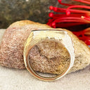 Yellow Gold Table Mountain Stacking Ring