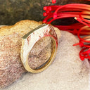 Yellow Gold Table Mountain Stacking Ring