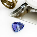 Tanzanite - blue/VIOLET Trilliant Cut - 4.78ct