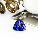 Tanzanite - blue/VIOLET Trilliant Cut - 4.78ct