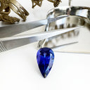 Tanzanite - violet/BLUE Pear Cut - 3.86ct