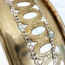 Opulent White Gold Curb Chain