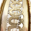 Opulent White Gold Curb Chain