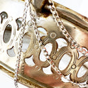 Opulent White Gold Curb Chain