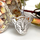 Large Silver Mdluli Cheetah Pendant