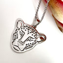 Large Silver Mdluli Cheetah Pendant
