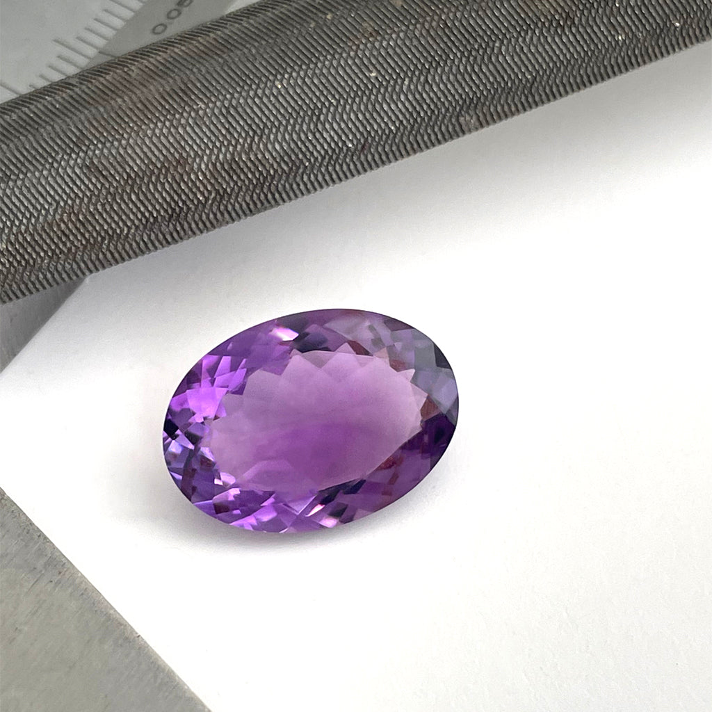 Amethyst - Purple Oval Cut - 8.96ct