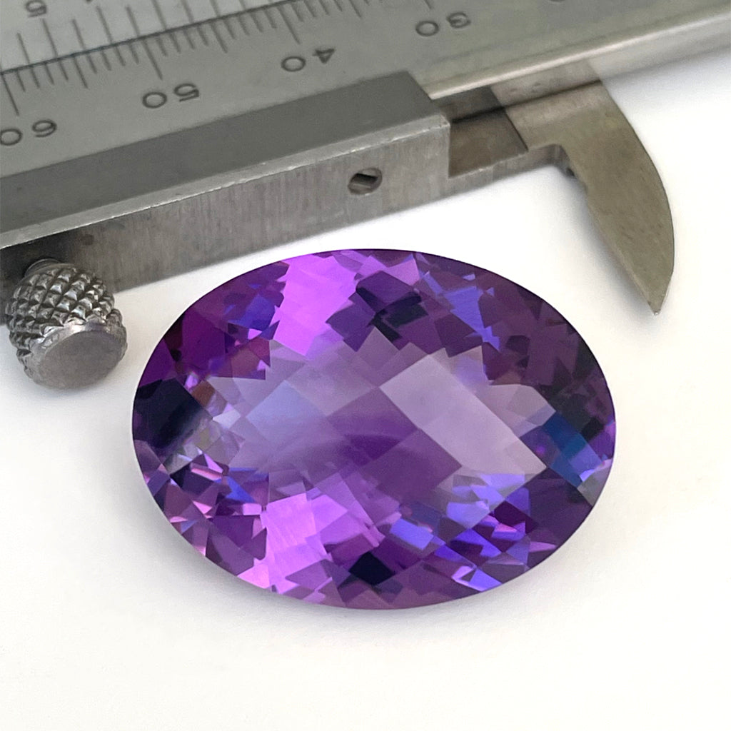 Amethyst - Purple Oval Cut - 38.30ct