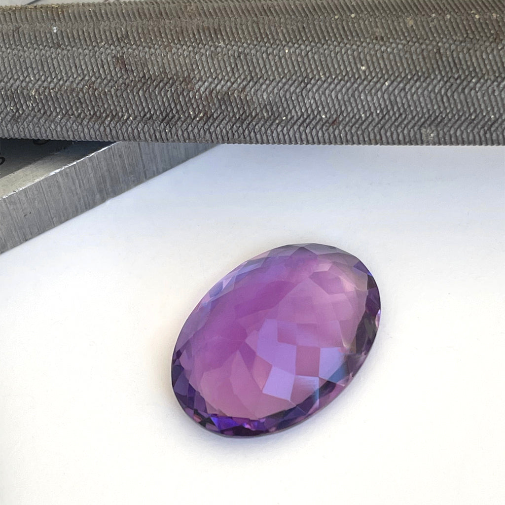 Amethyst - Purple Oval Cut - 8.96ct