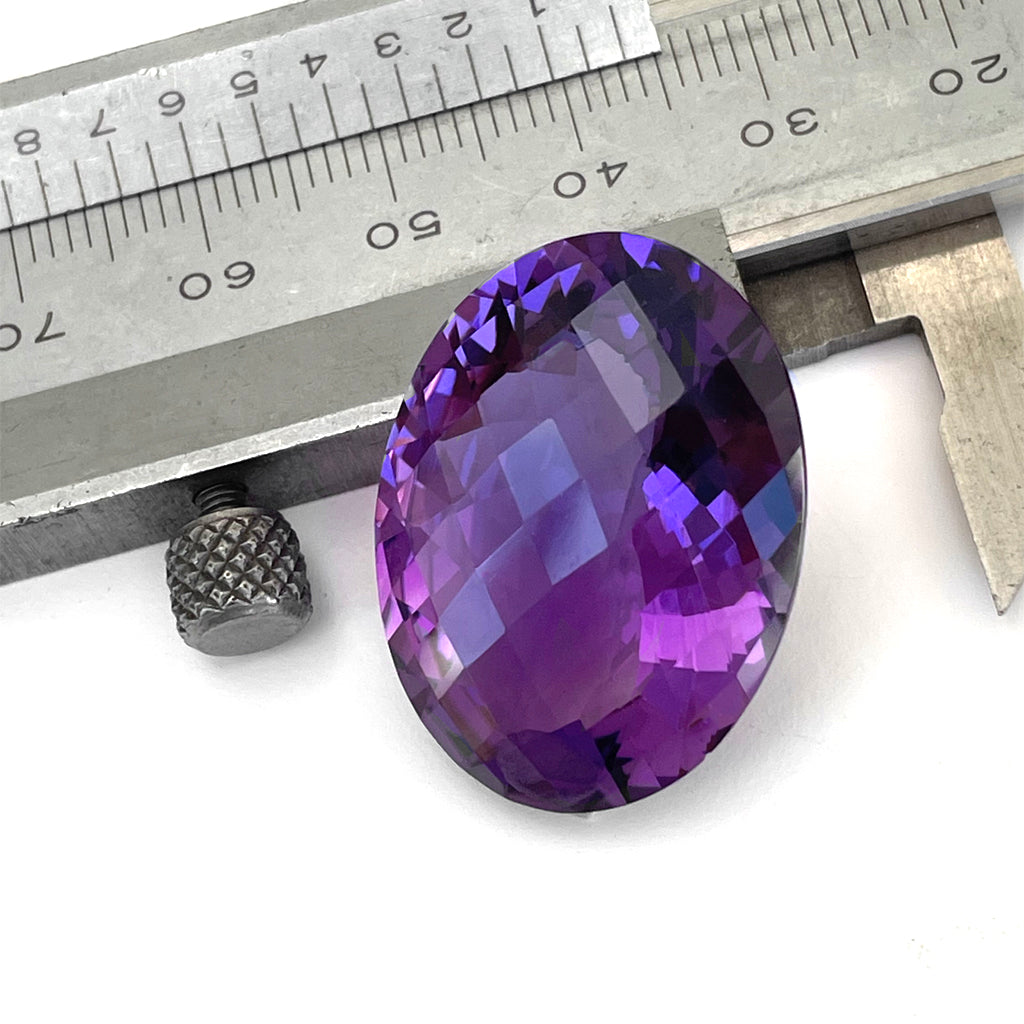 Amethyst - Purple Oval Cut - 38.30ct