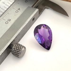 Amethyst - Purple Pear Cut - 4.25ct