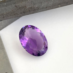 Amethyst - Purple Oval Cut - 8.96ct