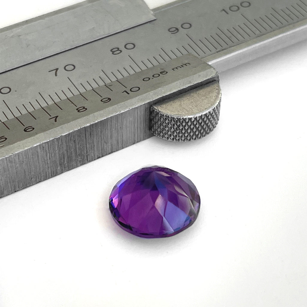 Amethyst - Purple Round Cut - 5.64ct