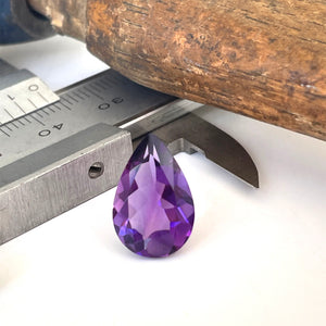 Amethyst - Purple Pear Cut - 4.25ct