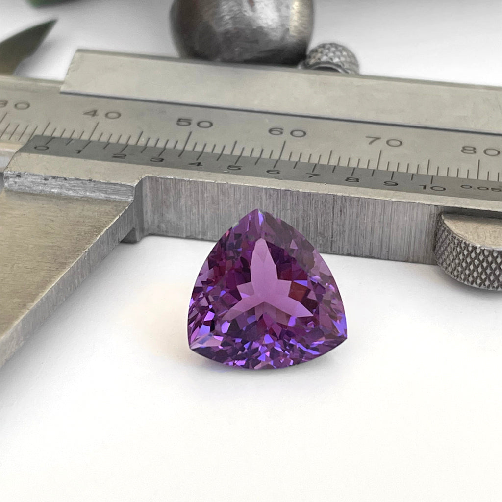 Amethyst - Purple Trilliant Cut - 8.90ct