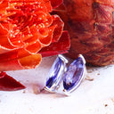 Magnificent Marquise Cut Tanzanite White Gold Earrings