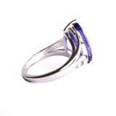 Magnificent Marquise Cut Tanzanite White Gold Ring