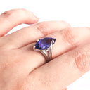 Magnificent Marquise Cut Tanzanite White Gold Ring