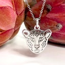 Medium Silver Mdluli Cheetah Pendant
