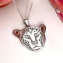 Medium Silver Mdluli Cheetah Pendant