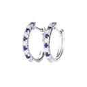 Mesmerising Sapphire and Diamond Hoops