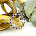 Mesmerizing Sapphire and Diamond Halo White Gold Pendant