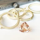 Morganite - Peach Trilliant Cut - 2.60ct