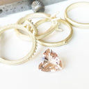 Morganite - Peach Trilliant Cut - 2.60ct