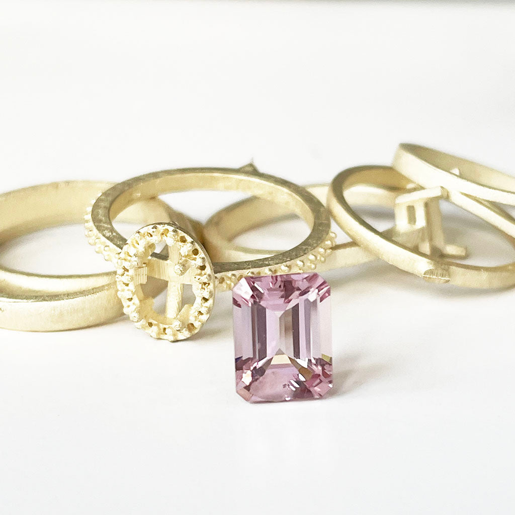 Morganite - Pink Octagonal Cut - 2.25ct