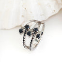 Black Diamond white gold ring