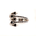 Multiband All Black Diamond White Gold Ring