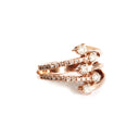 Multiband All Diamond Rose Gold Ring